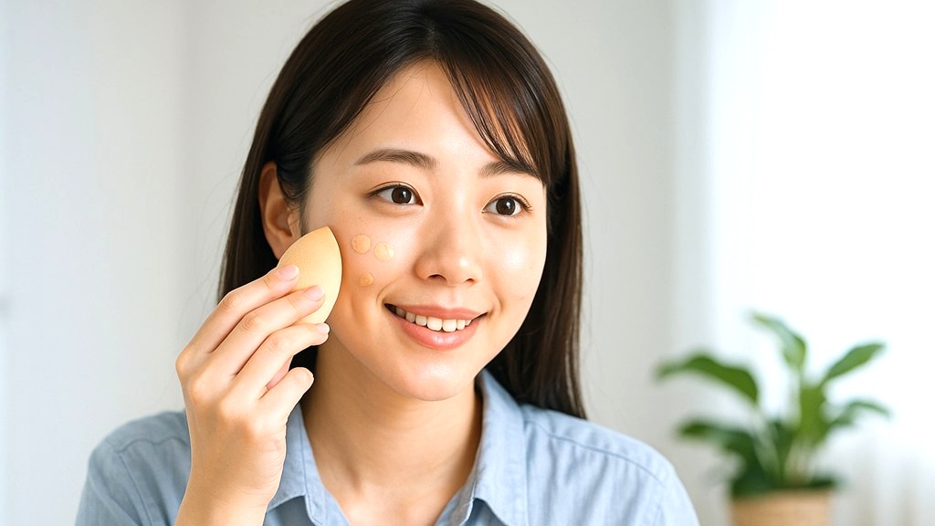 陶器肌を崩さないメイクキープ