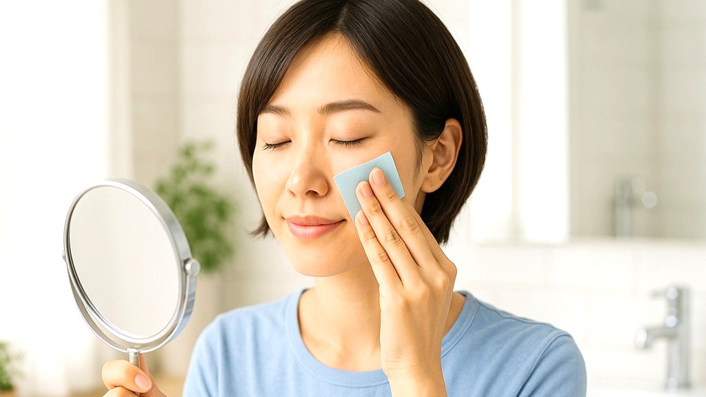 メイクキープに効果的なあぶらとり紙