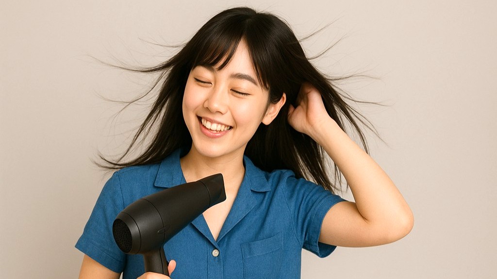 ドライヤーを使う
