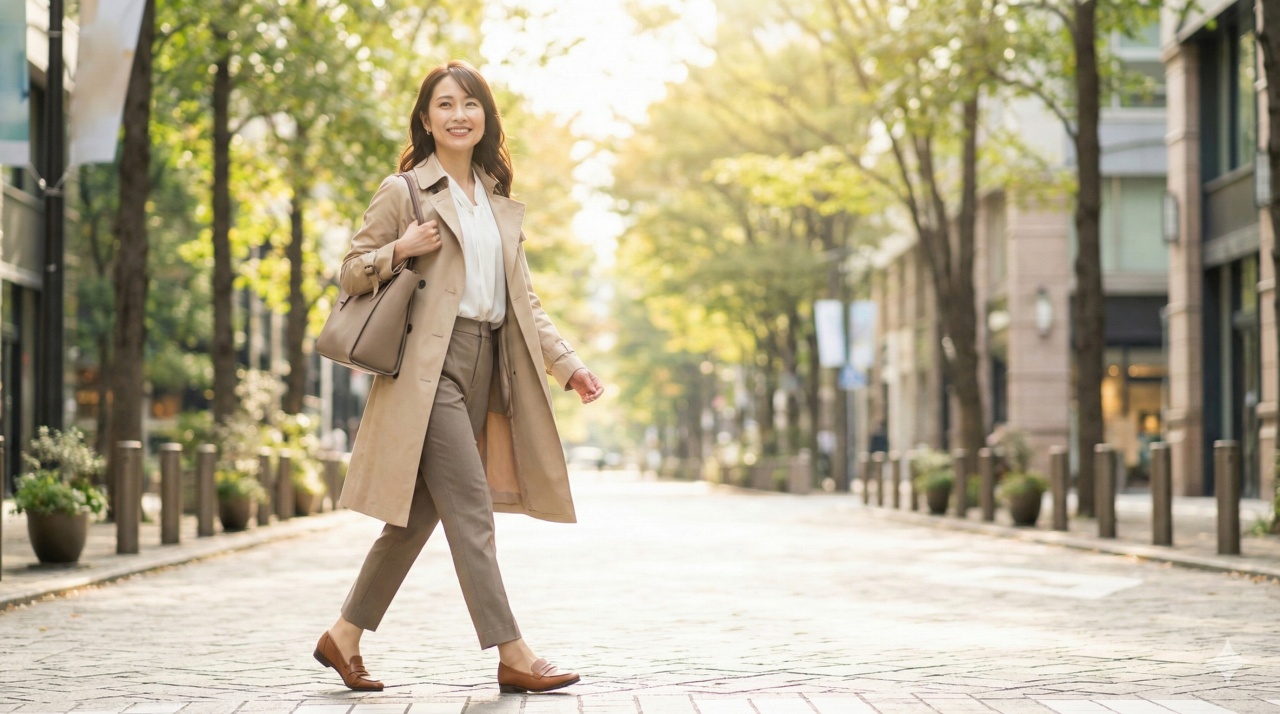 美容に効果的な歩き方